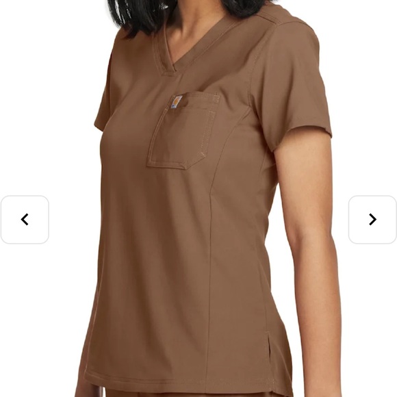 Carhartt Women's Modern Fit Tuck-In Top/Slim Leg Pant size SM/MD black scrubs - Picture 13 of 17